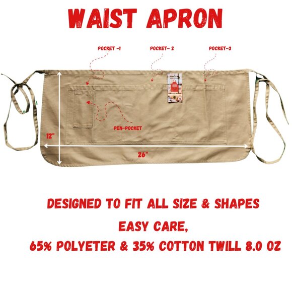 Waist Apron – Durable, Efficient, and Easy to Care For - Picture 4 of 4